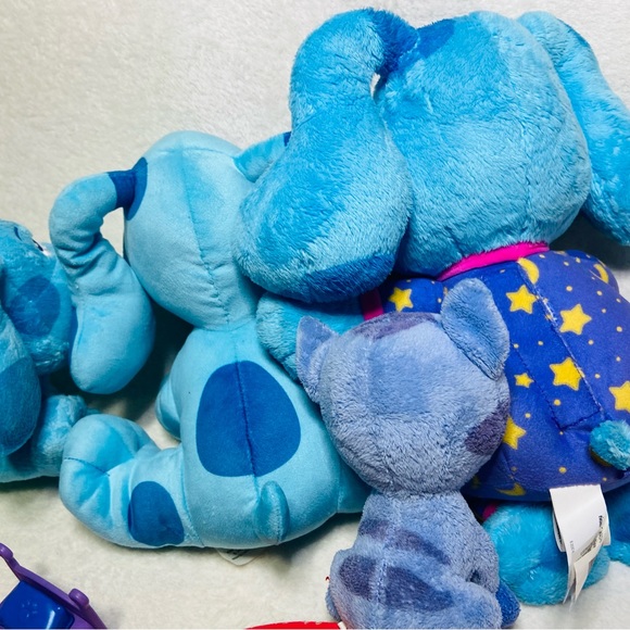 Nick Jr Blues Clues Toy Lot Learning Plush Blues Clues Plush 3D Puzzle - Picture 6 of 9